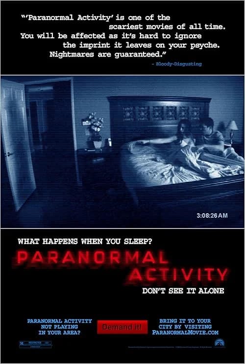 Paranormal Activity film posteri